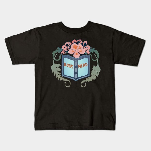 Book Nerd Kids T-Shirt by FabulouslyFeminist